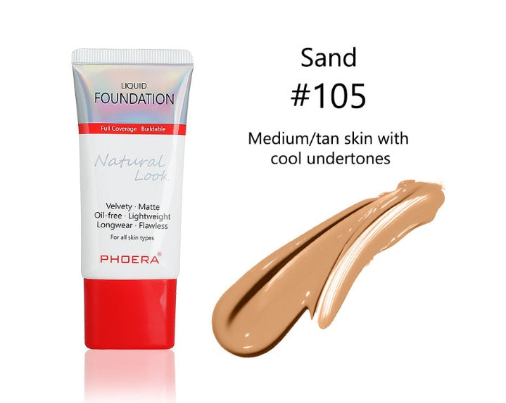 Matte, Silky, Tube Liquid Foundation