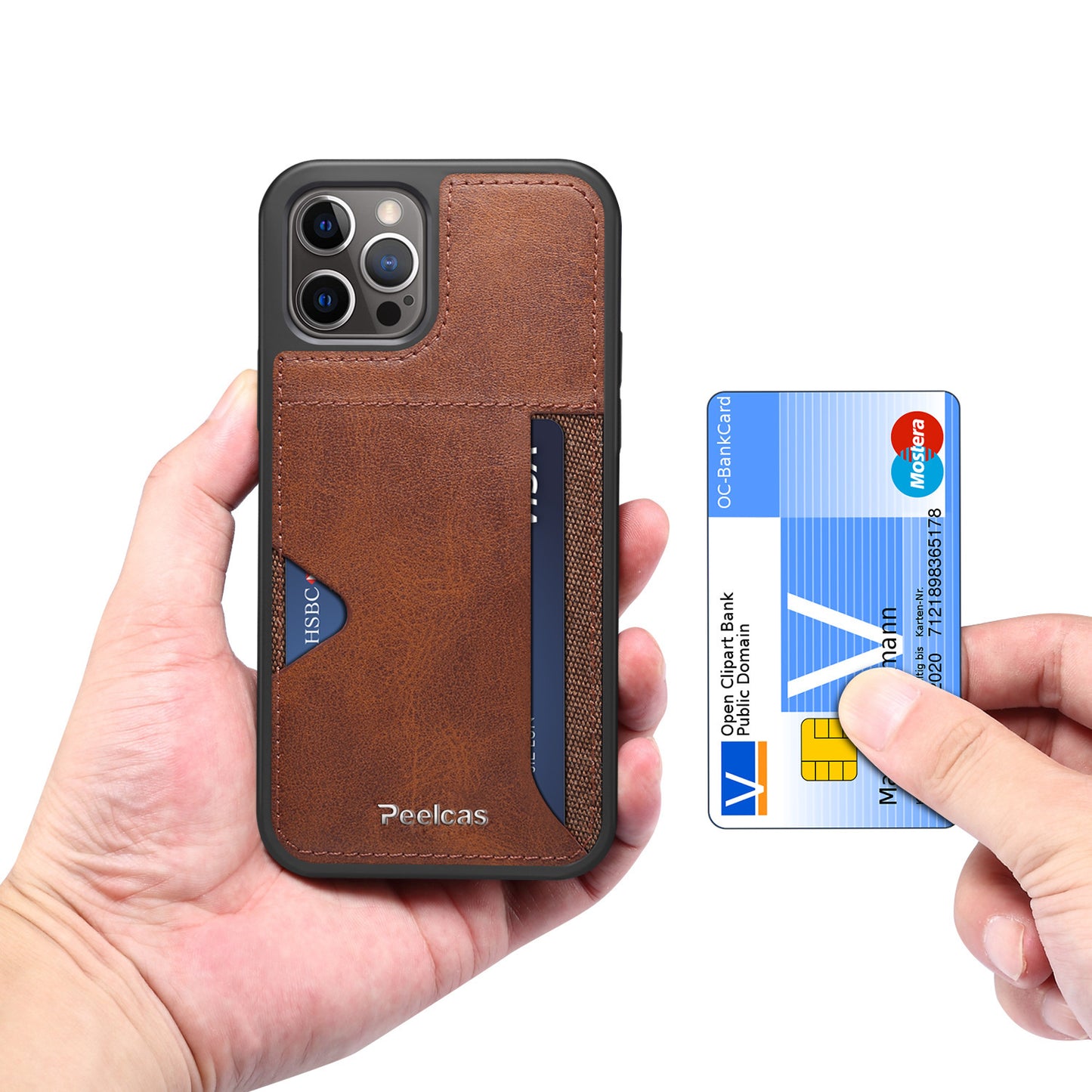 iPhone Leather Card Phone Case