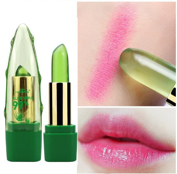Aloe Vera Gel Lipstick Gloss Moisturizer Lip Balm Care