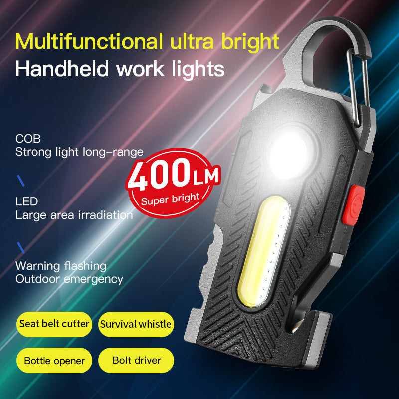 Multifunctional Emergency Light Keychain