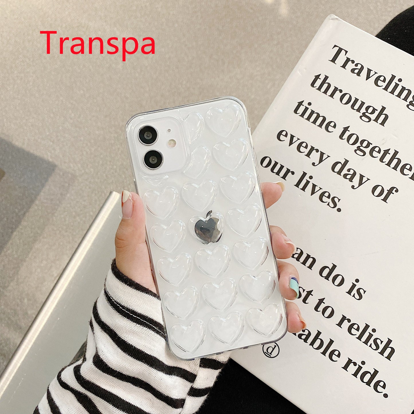 Heart Design Silicone Protective Case For iPhone