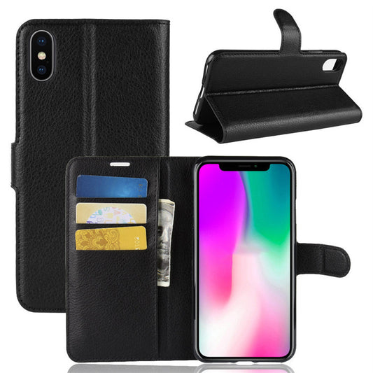 Leather Wallet Card Holder Phone Case For iPhone
