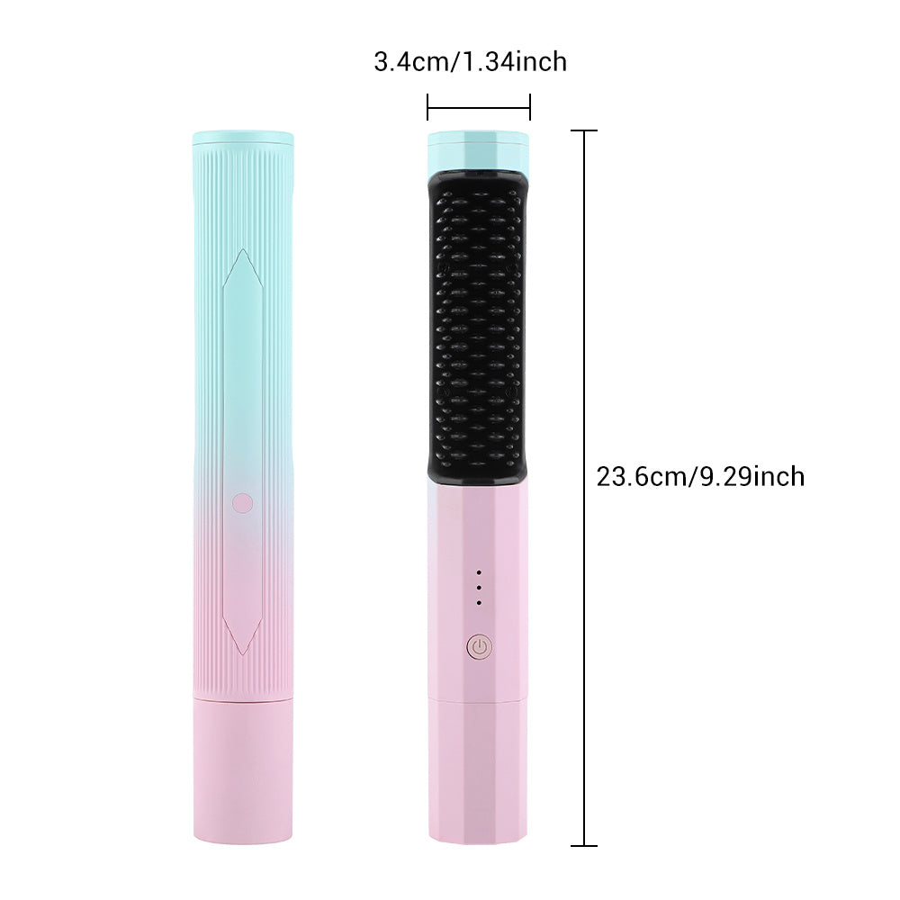Straighten Dual-purpose Portable Wireless Electronic Hairbrush