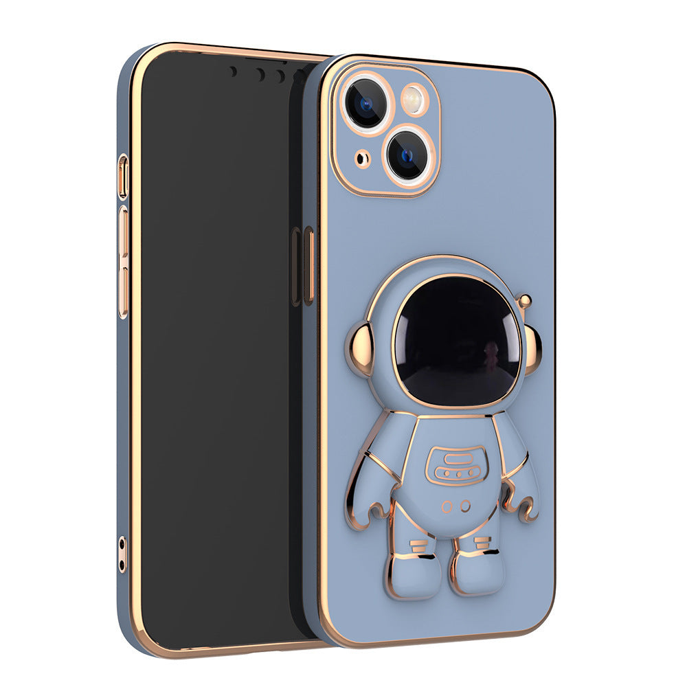 3D Astronaut Smartphone Case With Anti-Drop Electroplating Bracket