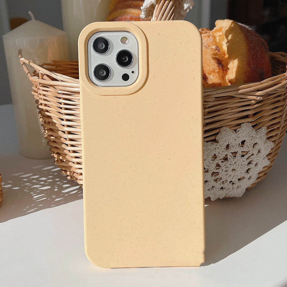 Fully Degradable Wheat Straw Phone Case For iPhone