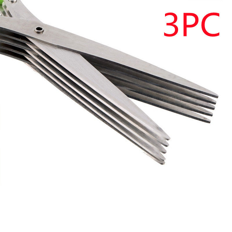 Multifunctional Multi-layer Stainless Steel Cutting Knife Kitchen Scissors