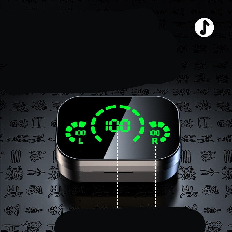 Wireless Bluetooth-compatible Headset With Smart Digital Display