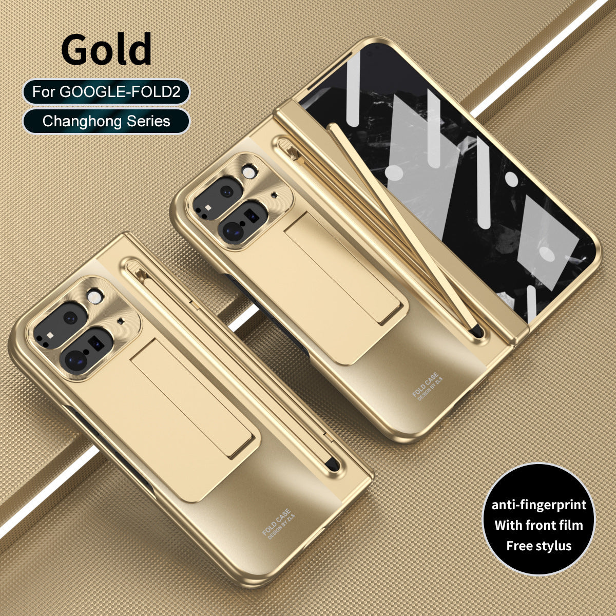 Google Pixel Fold 2 Electroplated Protective Case