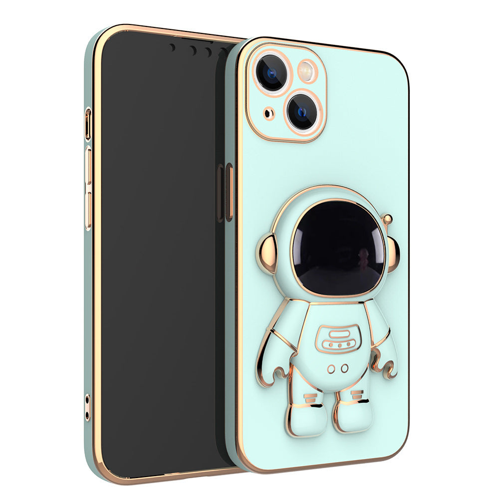 3D Astronaut Smartphone Case With Anti-Drop Electroplating Bracket